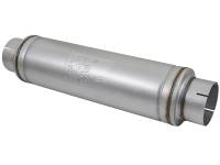 aFe - aFe 49M00023 aFe ATLAS Aluminized Steel Muffler 5in Center/Center 24in L x 7in Diameter - Round Body - Image 1