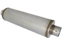 aFe - aFe 49M00024 aFe MACH Force-Xp 409 SS Muffler 3-1/2in ID Center/Center x 7in Dia x 24in L - Round Body - Image 2