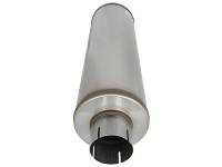 aFe - aFe 49M00024 aFe MACH Force-Xp 409 SS Muffler 3-1/2in ID Center/Center x 7in Dia x 24in L - Round Body - Image 4