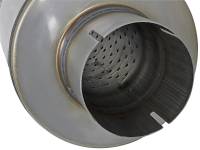 aFe - aFe 49M00024 aFe MACH Force-Xp 409 SS Muffler 3-1/2in ID Center/Center x 7in Dia x 24in L - Round Body - Image 5