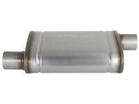 aFe - aFe 49M00028 aFe MACH Force-Xp 409 SS Muffler 2.5in Offset Inlet/2.5in Offset Outlet 14in L x 9in W x 4in H Body - Image 2