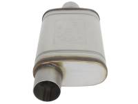 aFe - aFe 49M00031 aFe MACHForce XP SS Muffler 3in Center Inlet / 3in Outlet 9in L x 4in W x 14in Body - Image 3