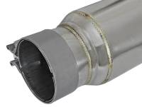 aFe - aFe 49M10001 aFe MACH Force-Xp 409 SS Resonator 3in. Inlet/Outlet / 4in. Diameter / 12in. Body / 16in. Length - Image 2