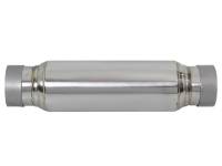 aFe - aFe 49M10001 aFe MACH Force-Xp 409 SS Resonator 3in. Inlet/Outlet / 4in. Diameter / 12in. Body / 16in. Length - Image 5