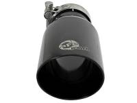 aFe - aFe 49T25354-B07 aFe MACH Force-Xp Universal 409 SS Single-Wall Clamp-On Exhaust Tip - Black - Image 2