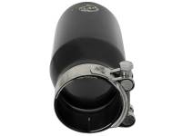 aFe - aFe 49T25354-B07 aFe MACH Force-Xp Universal 409 SS Single-Wall Clamp-On Exhaust Tip - Black - Image 3