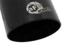 aFe - aFe 49T25354-B07 aFe MACH Force-Xp Universal 409 SS Single-Wall Clamp-On Exhaust Tip - Black - Image 4