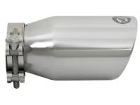 aFe - aFe 49T25354-P07 aFe MACH Force-Xp Universal 304 SS Single-Wall Clamp-On Exhaust Tip - Polished - Image 3