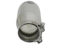 aFe - aFe 49T25354-P07 aFe MACH Force-Xp Universal 304 SS Single-Wall Clamp-On Exhaust Tip - Polished - Image 4