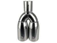 aFe - aFe 49T25374-P12 aFe MACH Force-Xp Universal Exhaust Tip 2-1/2 IN Inlet x 3-1/2 IN Outlet X 12 IN L - Image 3