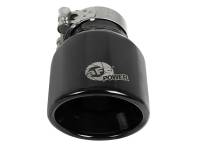aFe - aFe 49T25404-B06 aFe MACH Force-Xp 409 SS Clamp-On Exhaust Tip 2.5in. Inlet / 4in. Outlet / 6in. L - Black - Image 2