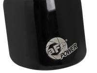 aFe - aFe 49T25404-B06 aFe MACH Force-Xp 409 SS Clamp-On Exhaust Tip 2.5in. Inlet / 4in. Outlet / 6in. L - Black - Image 4
