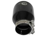 aFe - aFe 49T25404-B06 aFe MACH Force-Xp 409 SS Clamp-On Exhaust Tip 2.5in. Inlet / 4in. Outlet / 6in. L - Black - Image 5