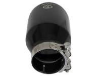 aFe - aFe 49T25404-B061 aFe Takeda Universal Exhaust Tip 2-1/2 IN Inlet x 4 IN Outlet x 6 IN L- Black - Image 4
