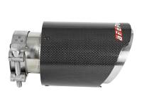 aFe - aFe 49T25404-C07 aFe MACH Force-Xp 409 SS Clamp-On Exhaust Tip 2.5in. Inlet / 4in. Outlet / 7in. L - Carbon - Image 3