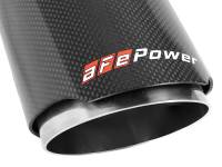 aFe - aFe 49T25404-C07 aFe MACH Force-Xp 409 SS Clamp-On Exhaust Tip 2.5in. Inlet / 4in. Outlet / 7in. L - Carbon - Image 6