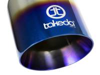 aFe - aFe 49T25404-L07 aFe Takeda 304 Stainless Steel Clamp-On Exhaust Tip 2.5in Inlet / 4in Outlet - Blue Flame - Image 4
