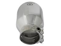 aFe - aFe 49T25404-P061 aFe Takeda Universal Exhaust Tip 2-1/2 IN Inlet x 4 IN Outlet x 6 IN L- Polished - Image 4