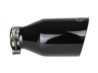 aFe - aFe 49T25454-B091 aFe MACH Force-Xp 409 SS Clamp-On Exhaust Tip 2.5in. Inlet / 4.5in. Outlet / 9in. L - Black - Image 4