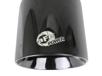 aFe - aFe 49T25454-B091 aFe MACH Force-Xp 409 SS Clamp-On Exhaust Tip 2.5in. Inlet / 4.5in. Outlet / 9in. L - Black - Image 5