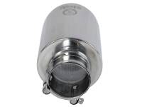 aFe - aFe 49T25454-P07 aFe Takeda Universal Exhaust Tip 2-1/2 IN Inlet x 4-1/2 IN Outlet x 7 IN L- Polished - Image 4