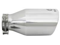 aFe - aFe 49T25454-P09 aFe Takeda 304 Stainless Steel Clamp-On Exhaust Tip 2.5in. Inlet / 4.5in. Outlet / 9in. L - Polished - Image 4