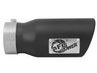 aFe - aFe 49T30401-B09 aFe MACHForce XP 3in Inlet x 4in Outlet x 9in Length Clamp-On Black Tip - Image 3