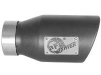 aFe - aFe 49T30451-B091 aFe MACH Force-Xp 3in 304 SS Metallic Black Exhaust Tip 3in In x 4-1/2in Out x 9in L Clamp-On Right - Image 5