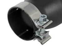 aFe - aFe 49T30452-B09 aFe MACH Force-Xp 409 SS Exhaust Tip Black (Left Side) 3in In x 4-1/2in Out x 9in L Clamp-On - Image 3