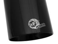 aFe - aFe 49T30454-B092 aFe MACH Force-Xp Univ 304 SS Double-Wall Clamp-On Exhaust Tip - Black - 3in Inlet - 4.5in Outlet - Image 2