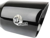 aFe - aFe 49T30454-B093 aFe MACH Force-Xp Universal Exhaust Tip 3 IN Inlet x 4-1/2 IN Outlet x 9 IN L- Black Tip - Image 3