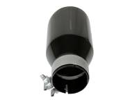 aFe - aFe 49T30454-B093 aFe MACH Force-Xp Universal Exhaust Tip 3 IN Inlet x 4-1/2 IN Outlet x 9 IN L- Black Tip - Image 4