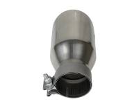 aFe - aFe 49T30454-P093 aFe MACH Force-Xp Univ 304 SS Double-Wall Clamp-On Exhaust Tip - Polished - 3in Inlet - 4.5in Outlet - Image 2
