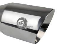 aFe - aFe 49T30454-P093 aFe MACH Force-Xp Univ 304 SS Double-Wall Clamp-On Exhaust Tip - Polished - 3in Inlet - 4.5in Outlet - Image 3