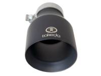 aFe - aFe 49T30504-B09 aFe Takeda Universal Exhaust Tip 3 IN Inlet x 5 IN Outlet x 9 IN L- Black - Image 4