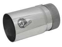 aFe - aFe 49T35404-P07 aFe MACH Force-Xp Universal Exhaust Tip 3-1/2 IN Inlet x 4 IN Outlet x 7 IN Polished Right Side Exit - Image 1