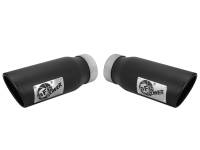 aFe - aFe 49T35456-B12 aFe MACHForce-XP 3.5in 409 Stainless Steel Exhaust Tip 3.5in x 4.5in Out x 12in L Clamp-On - Image 1
