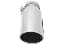 aFe - aFe 49T35456-P12 aFe MACHForce-XP 304 Stainless Steel Polished Exhaust Tip 3.5in x 4.5in Out x 12in L Clamp-On - Image 5