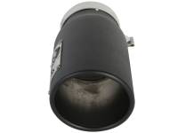 aFe - aFe 49T40501-B12 aFe Power Diesel Exhaust Tip Black- 4 in In x 5 out X 12 in Long Bolt On (Right) - Image 4