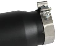 aFe - aFe 49T40501-B12 aFe Power Diesel Exhaust Tip Black- 4 in In x 5 out X 12 in Long Bolt On (Right) - Image 5