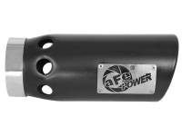 aFe - aFe 49T40501-B121 aFe Power Intercooled Tip Stainless Steel - Black 4in In x 5in Out x 12in L Bolt-On - Image 4