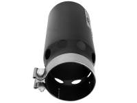 aFe - aFe 49T40501-B122 aFe SATURN 4S 4in SS Intercooled Exhaust Tip - Black 4in In x 5in Out x 12in L Bolt-On - Image 2