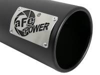 aFe - aFe 49T40501-B122 aFe SATURN 4S 4in SS Intercooled Exhaust Tip - Black 4in In x 5in Out x 12in L Bolt-On - Image 3