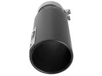 aFe - aFe 49T40501-B122 aFe SATURN 4S 4in SS Intercooled Exhaust Tip - Black 4in In x 5in Out x 12in L Bolt-On - Image 4