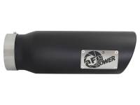 aFe - aFe 49T40501-B15 aFe Diesel Exhaust Tip Bolt On Black 4in Inlet x 5in Outlet x 15in - Image 6