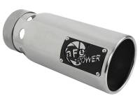aFe - aFe 49T40501-P122 aFe SATURN 4S 4in SS Intercooled Exhaust Tip - Polished 4in In x 5in Out x 12in L Bolt-On - Image 1