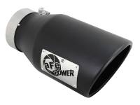 aFe - aFe 49T40601-B12 aFe Diesel Exhaust Tip Bolt On Black 4in Inlet x 6in Outlet x 12in - Image 1