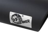 aFe - aFe 49T40601-B15 aFe Power MACH Force-Xp 4in In x 6in Out x 15in L Driver Side Clamp-On 4in 409 SS Exhaust Tip-Black - Image 4