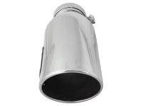 aFe - aFe 49T40606-P15 aFe MACH Force-XP 304 SS Single Wall Polished Exhaust Tip Pair 4in Inlet x 6in Outlet x 15in L - Image 4
