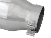 aFe - aFe 49T40606-P15 aFe MACH Force-XP 304 SS Single Wall Polished Exhaust Tip Pair 4in Inlet x 6in Outlet x 15in L - Image 5